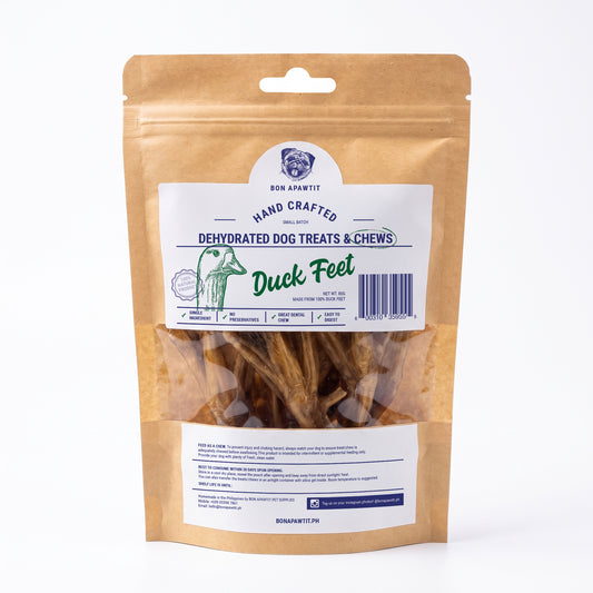 Dehydrated Duck Feet Dog Chew (80g)