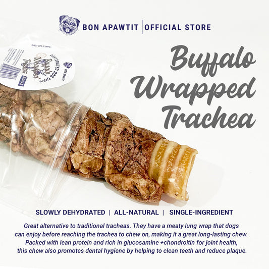 Dehydrated Buffalo Wrapped Trachea (Sold/pc)