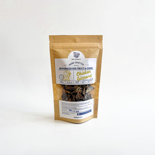 Dehydrated Chicken Gizzards Dog Treats (50g)