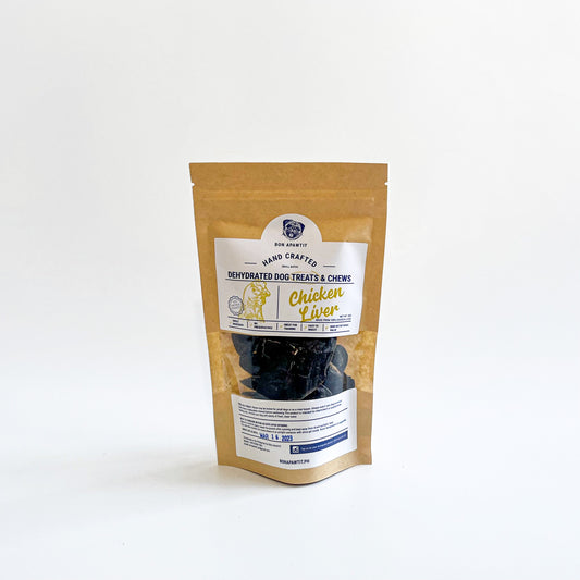 Dehydrated Chicken Liver Dog Treats (50g)