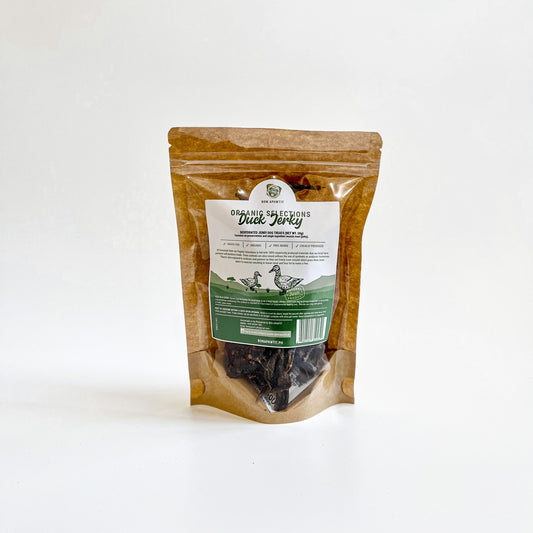 Organic Dehydrated Duck Jerky Dog Treats (50g)