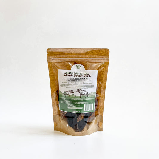 Organic Dehydrated Wild Boar Mix Dog Treats (60g)