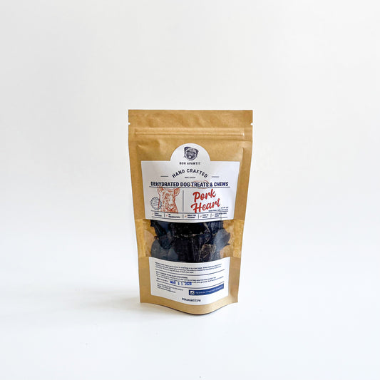 Dehydrated Pork Heart Dog Treats (50g)