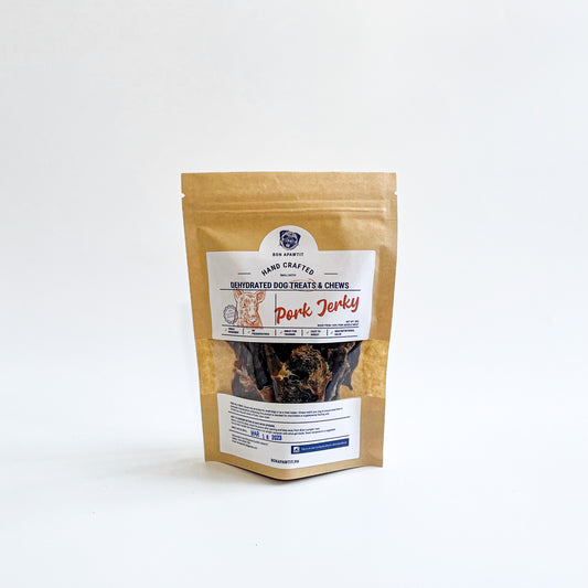 Dehydrated Pork Jerky Dog Treats (50g)