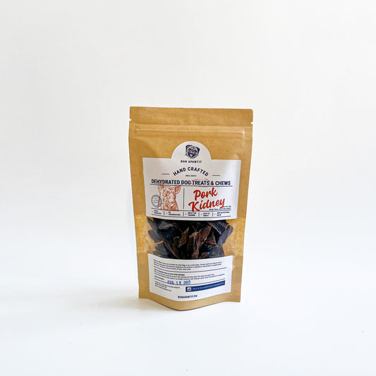 Dehydrated Pork Kidney Dog Treats  (50g)