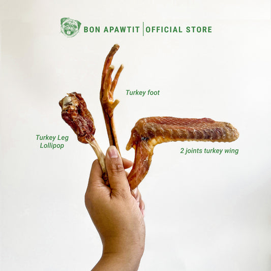 Organic Dehydrated Turkey Mix Dog Chew