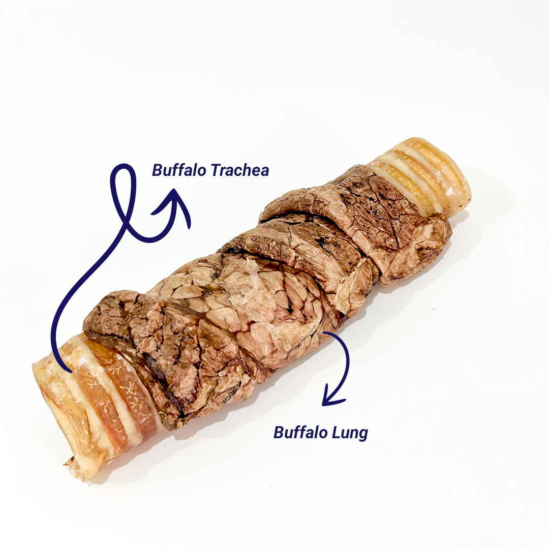 Dehydrated Buffalo Wrapped Trachea (Sold/pc)