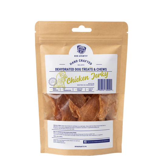 Dehydrated Chicken Jerky  Dog Treats (50g)