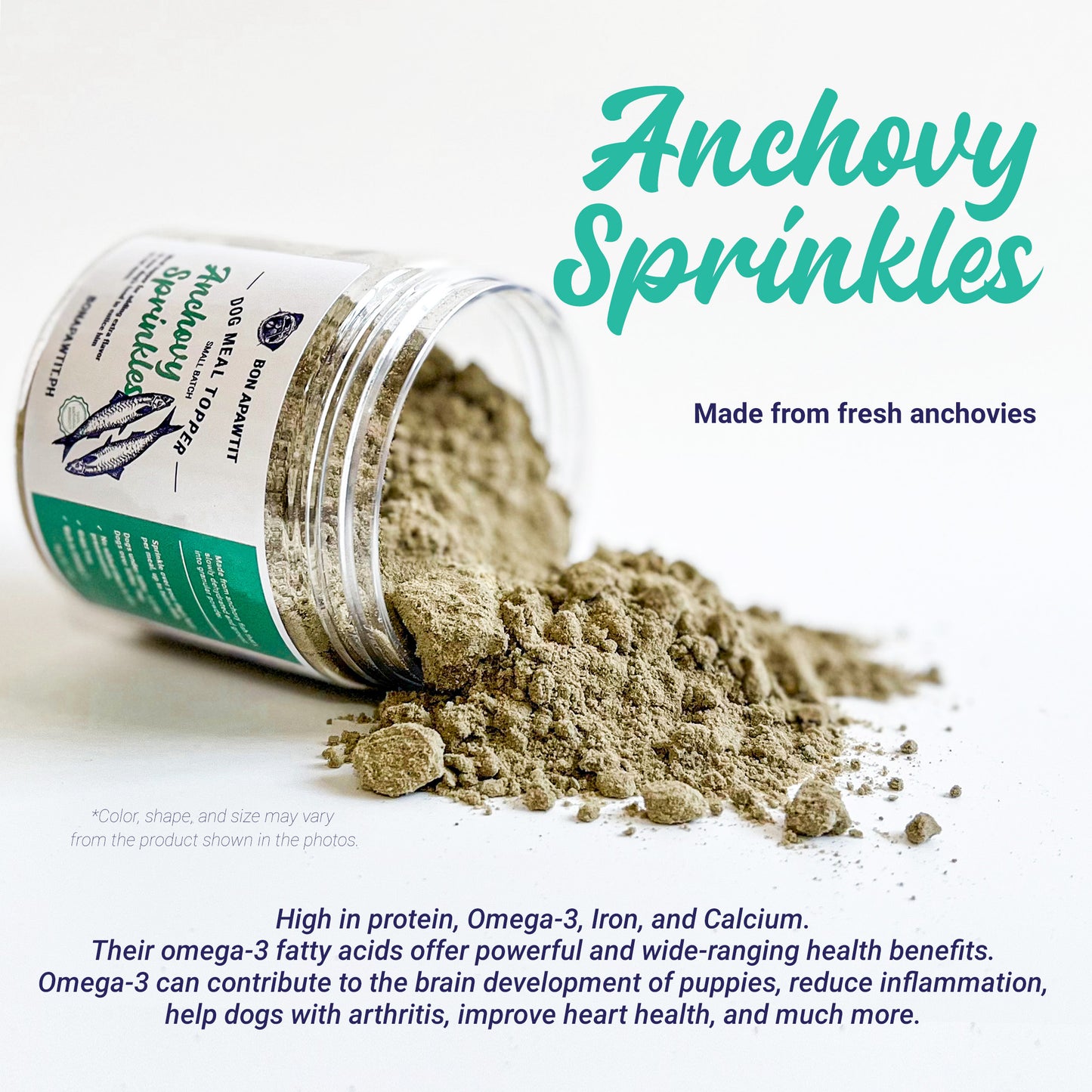 Anchovy Sprinkles Dog Meal Topper (80g)