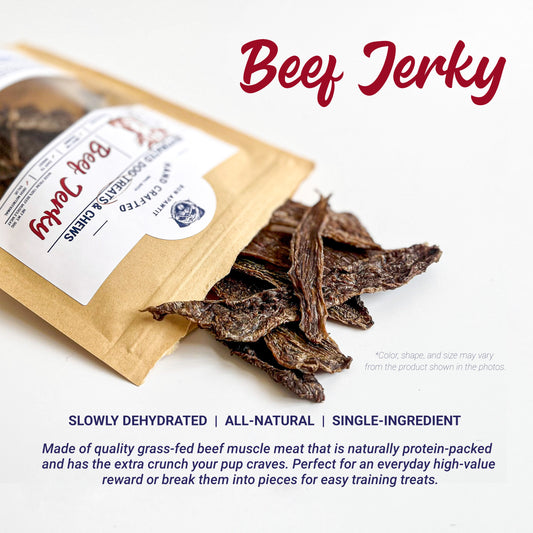 Dehydrated Beef Jerky Dog Treats (50g)