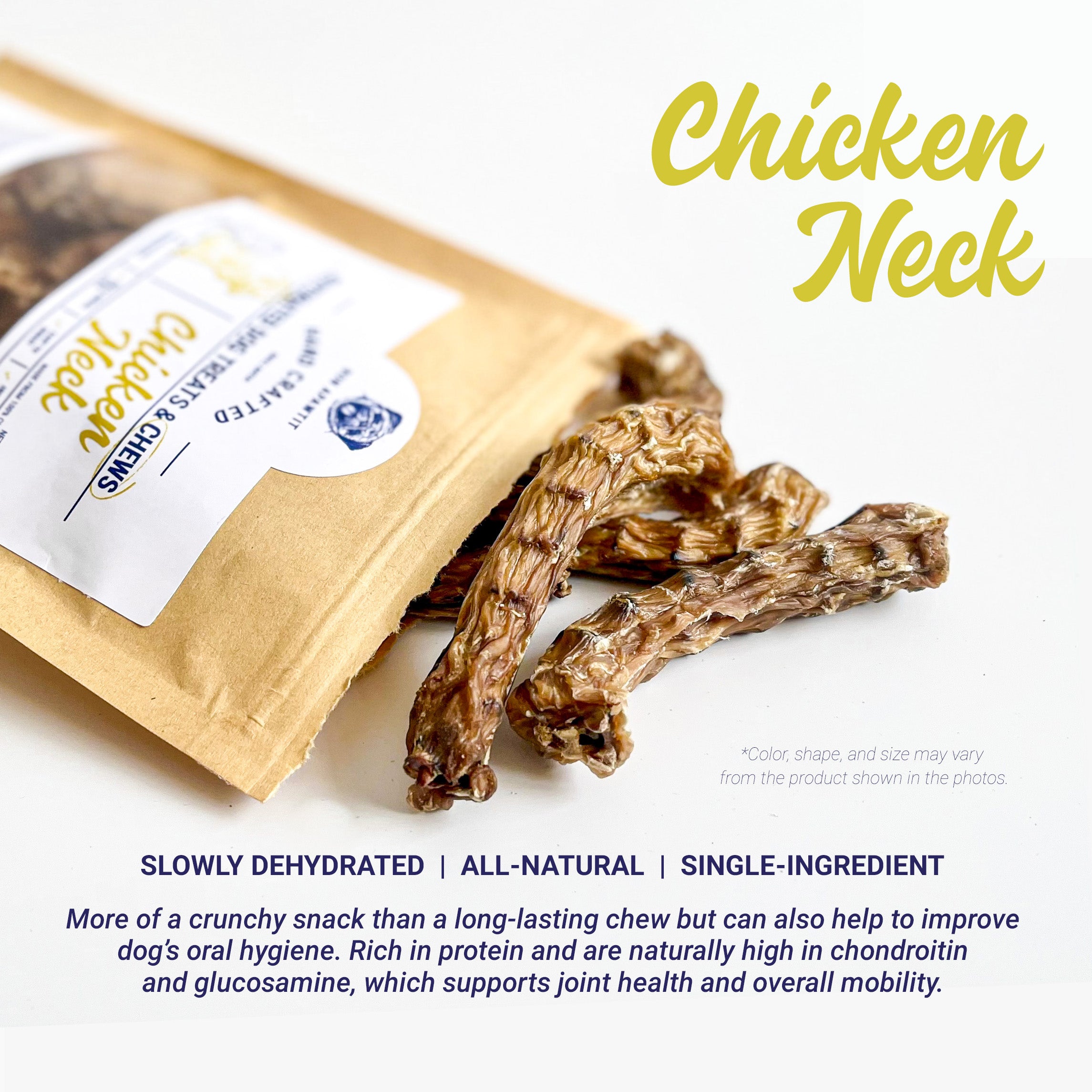 Chicken neck outlet dog treats