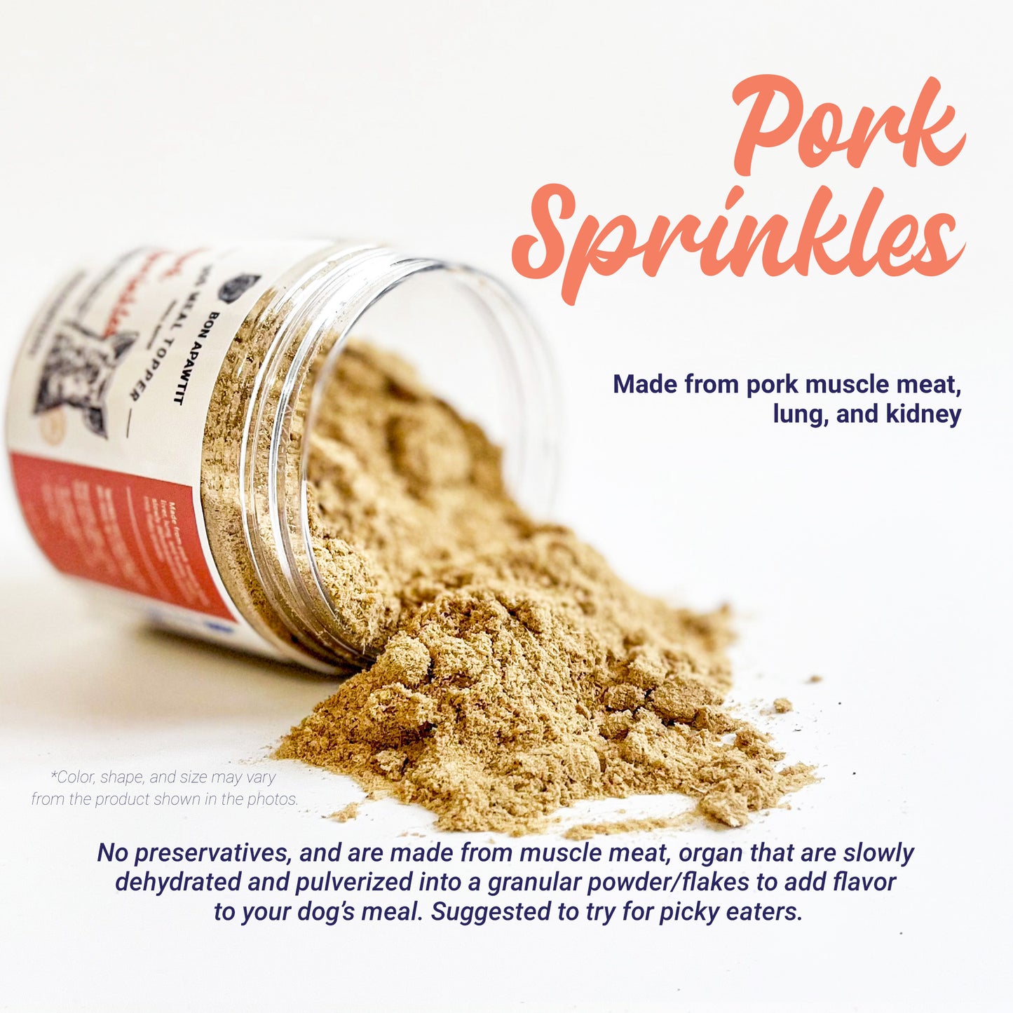 Pork Sprinkles Dog Meal Topper (80g)