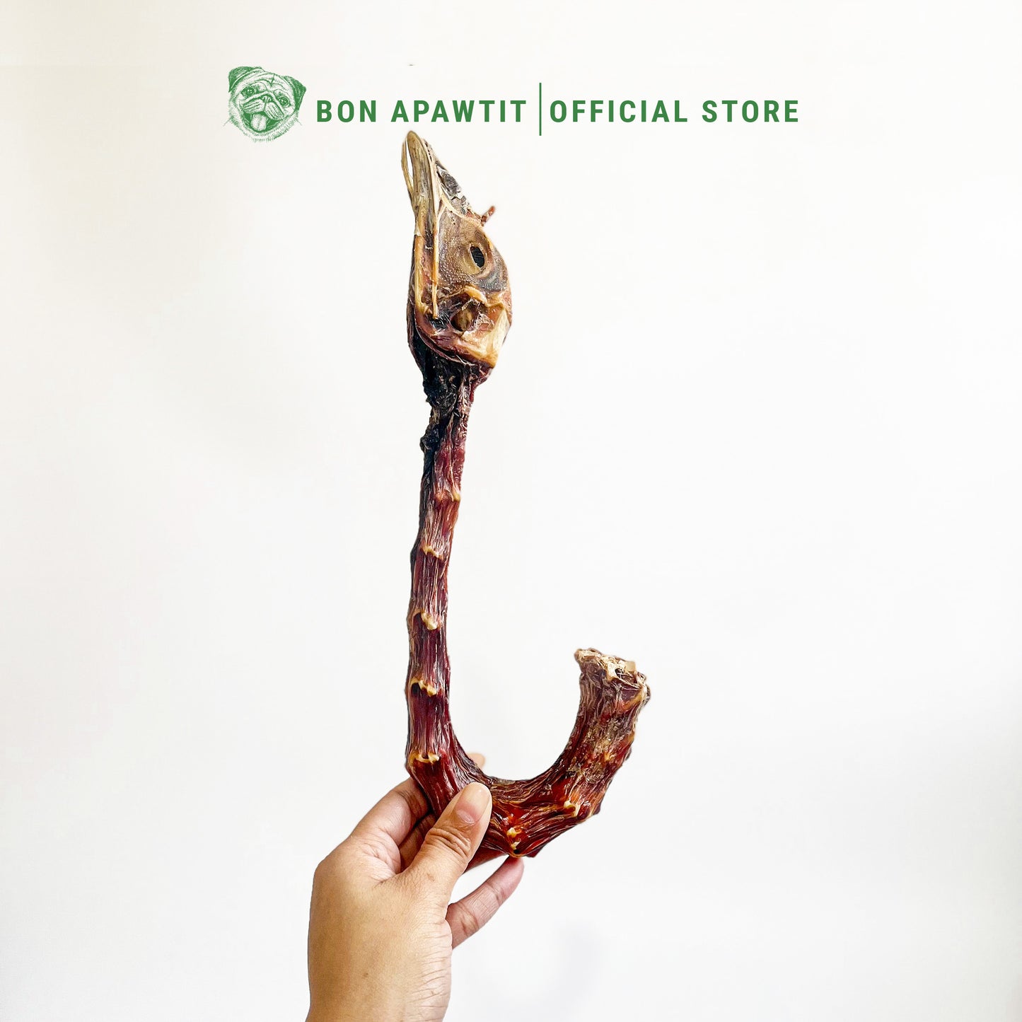 Organic Dehydrated Turkey Head and Neck Dog Chew