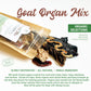 Organic Dehydrated Goat Organ Mix Dog Treats (50g)